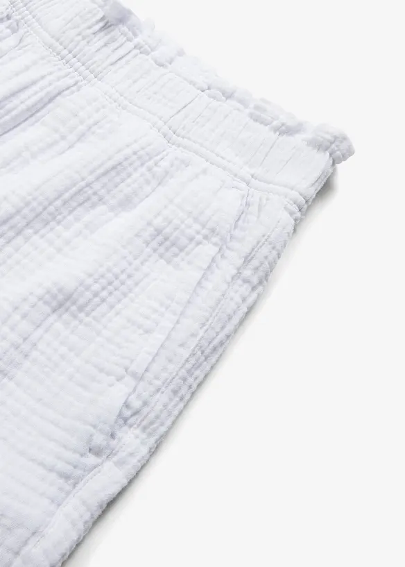 Mousseline short van katoen, bonprix