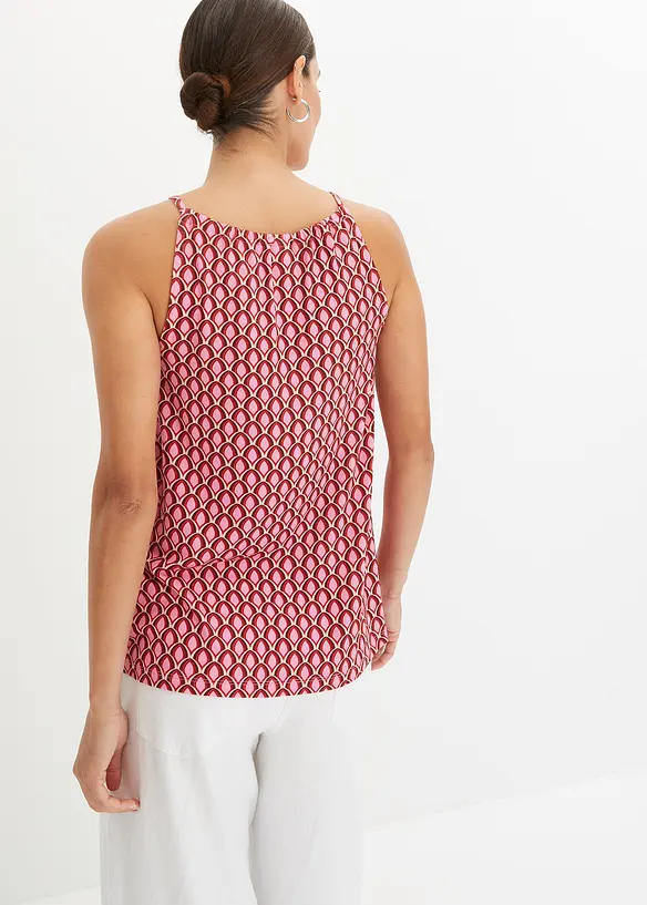 Top met spaghettibandjes van een zachte viscosemix, bonprix