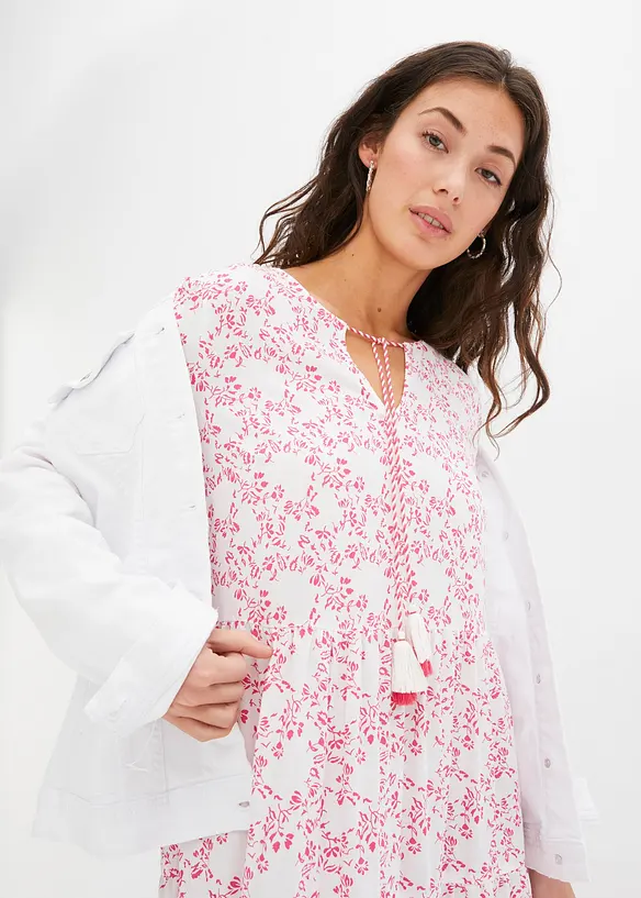 Maxi jurk van soepele viscose, bonprix