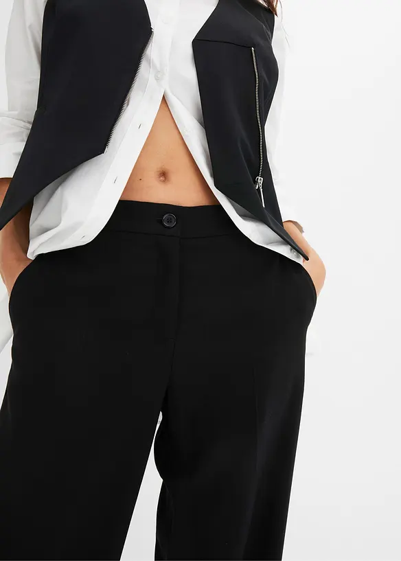 Lichte Marlene Dietrich broek met viscose, bonprix