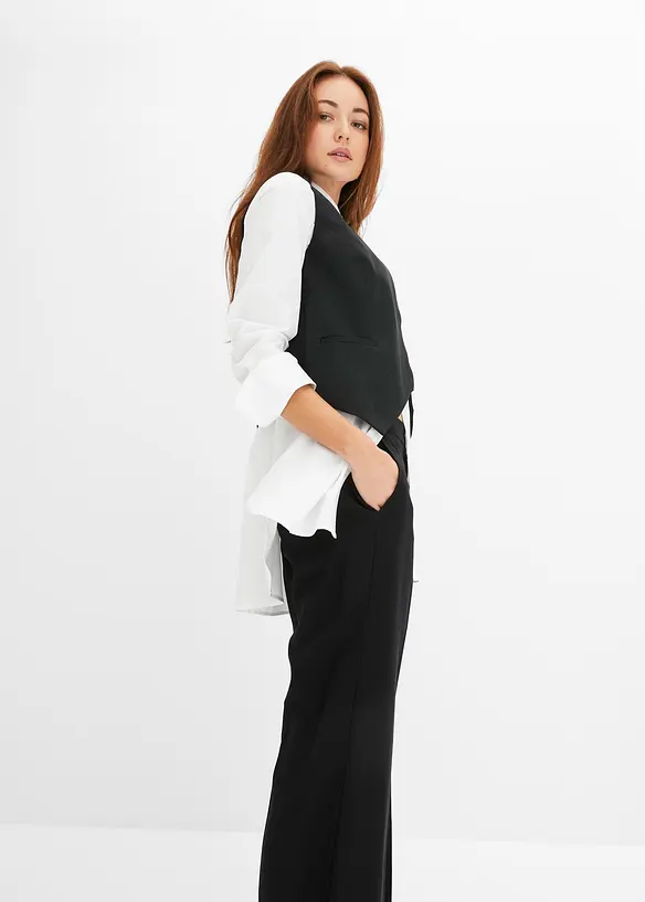 Lichte Marlene Dietrich broek met viscose, bonprix