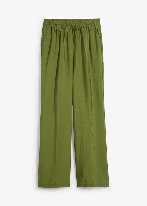 Marlene broek met elastische tailleband van viscosemix, bonprix