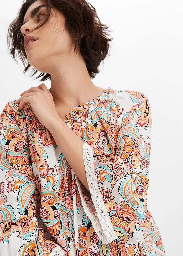 Blouse van soepele viscose, bonprix