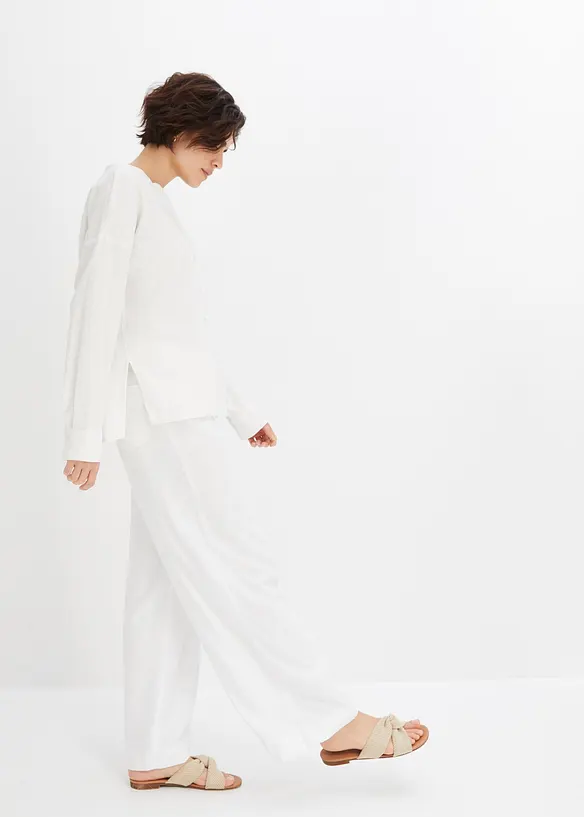 Linnen blouse, bonprix