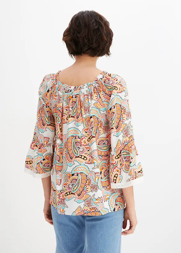 Blouse van soepele viscose, bonprix