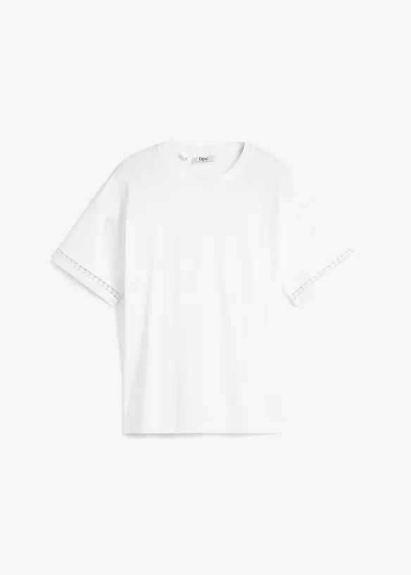 Shirt met broderie anglaise, bonprix