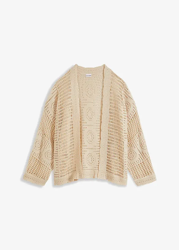 Vest in gehaakte look, bonprix