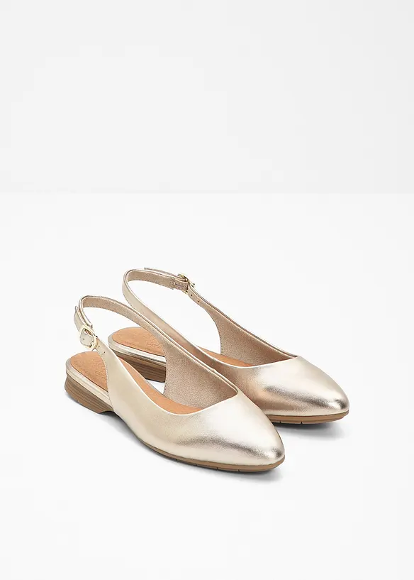 Jana slingback ballerina's in comfortabele wijdte, Jana