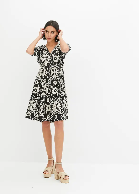 Jurk van soepele viscose, bonprix