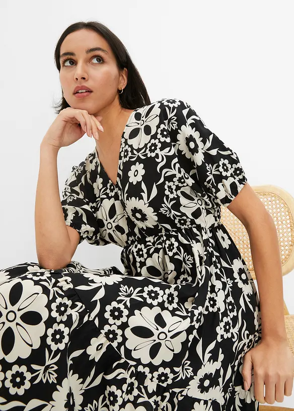 Jurk van soepele viscose, bonprix