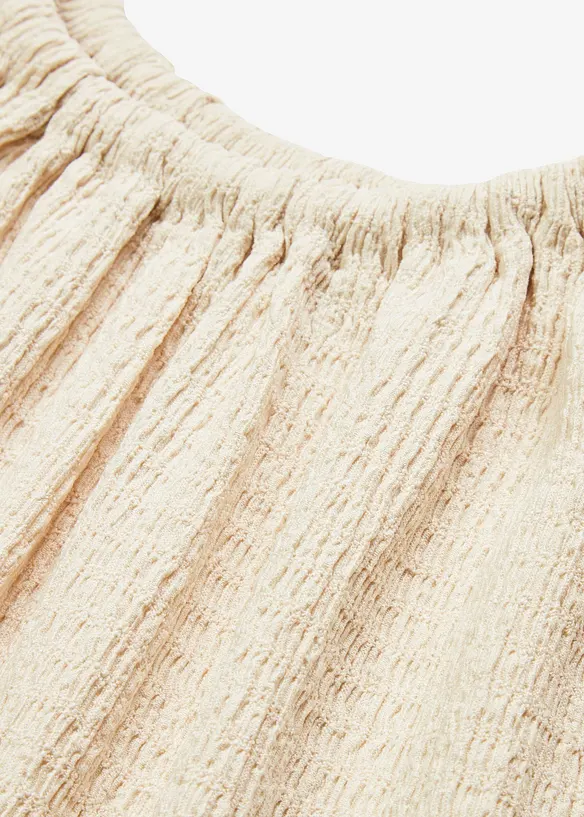 Wijde jersey jurk in midilengte, bonprix