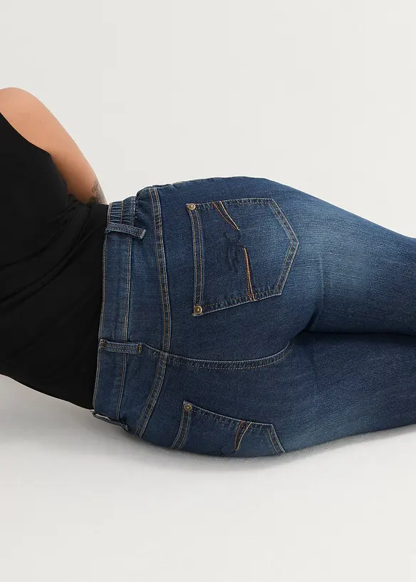 Skinny jeans met comfortband, mid waist, bonprix