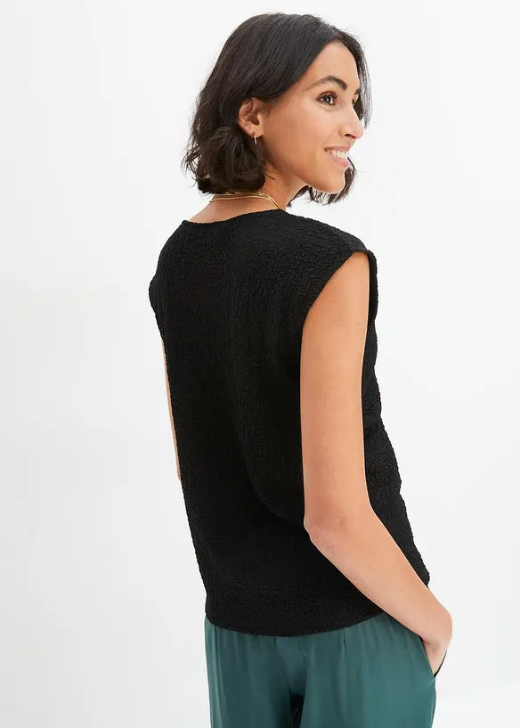 Shirt van lichte crêpe, bonprix