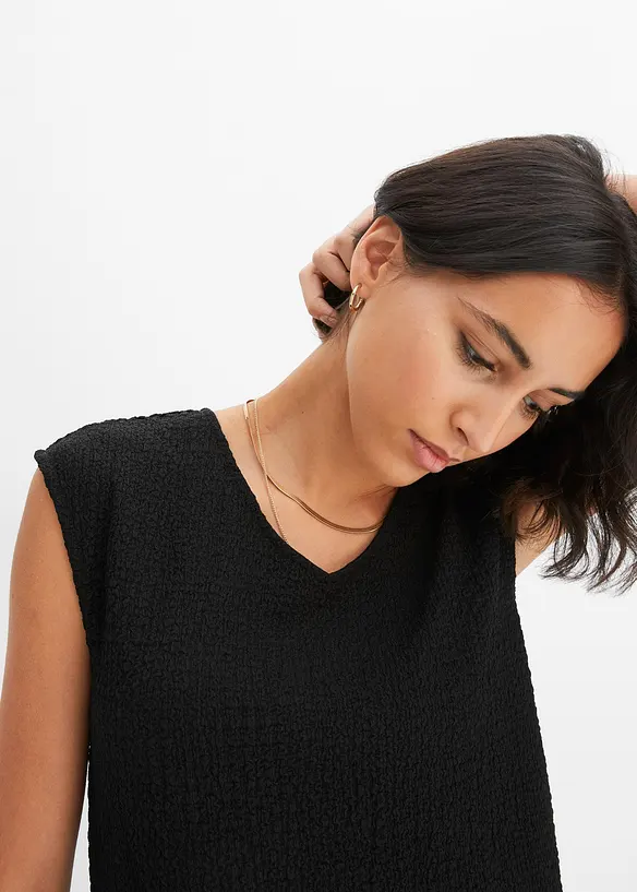 Shirt van lichte crêpe, bonprix