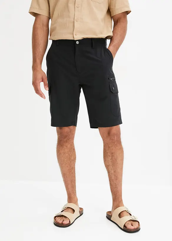 Microvezel cargo bermuda, regular fit, bonprix