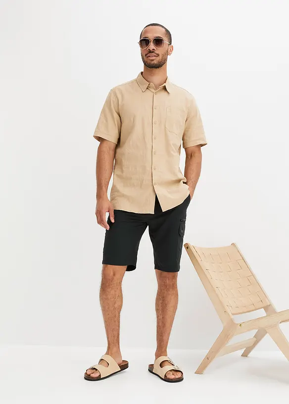 Microvezel cargo bermuda, regular fit, bonprix