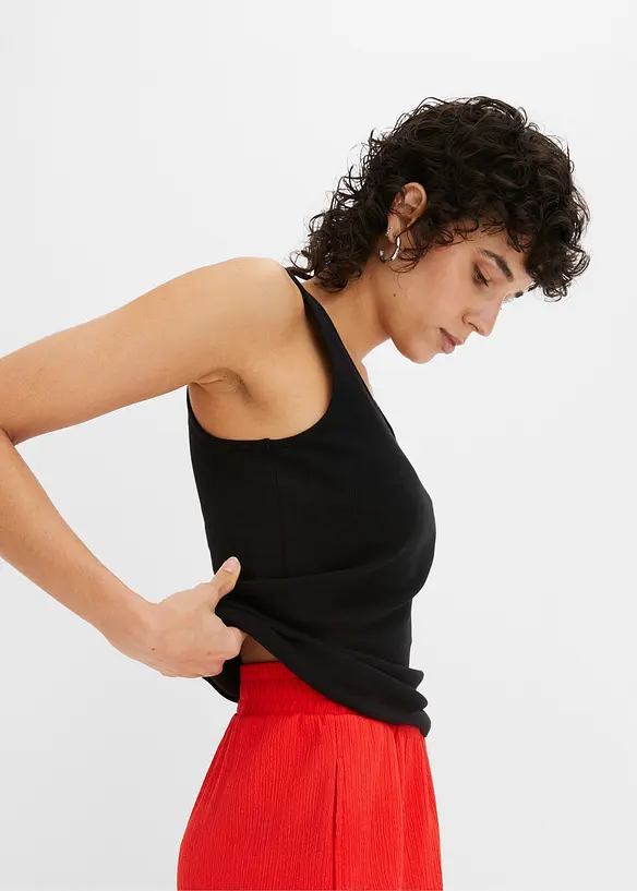 Geribde top, bonprix