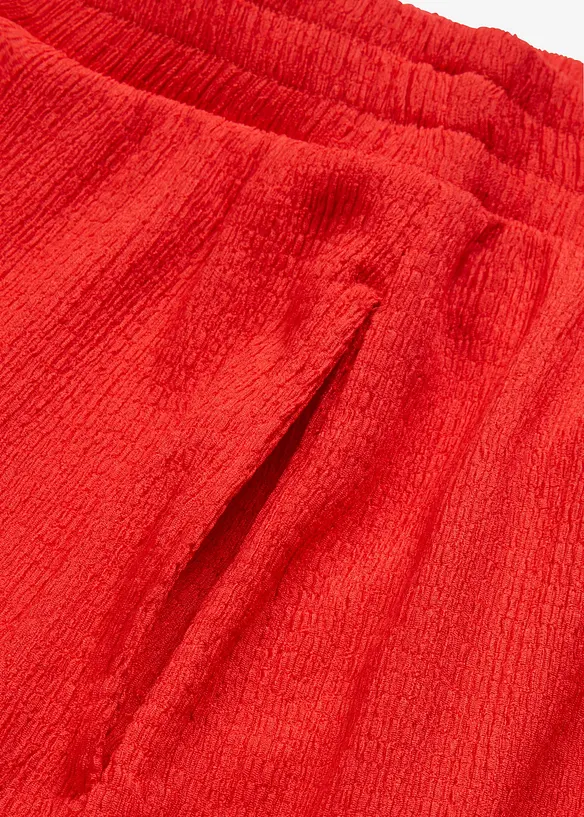 Instapshort van gestructureerde jersey en een hoge tailleband, bonprix