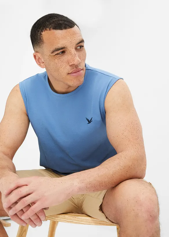 Tanktop van biologisch katoen, bonprix