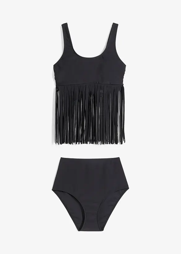 Tankini met franjes (2-dlg. set), bonprix