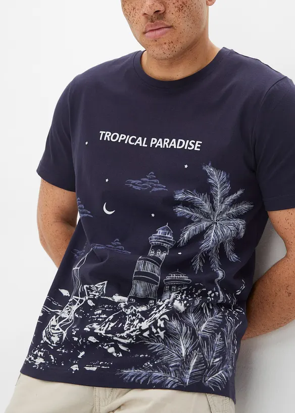 T-shirt van puur katoen, bonprix
