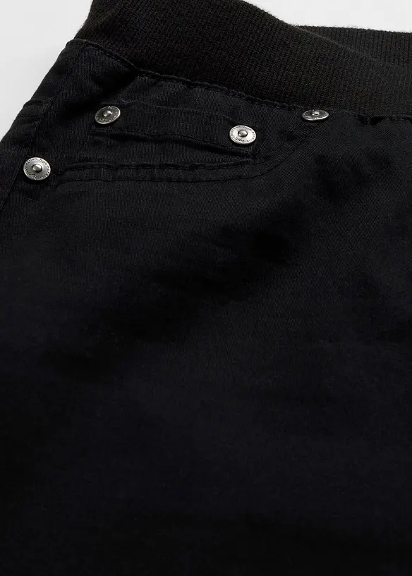 Twill broek van elastisch katoen, bonprix