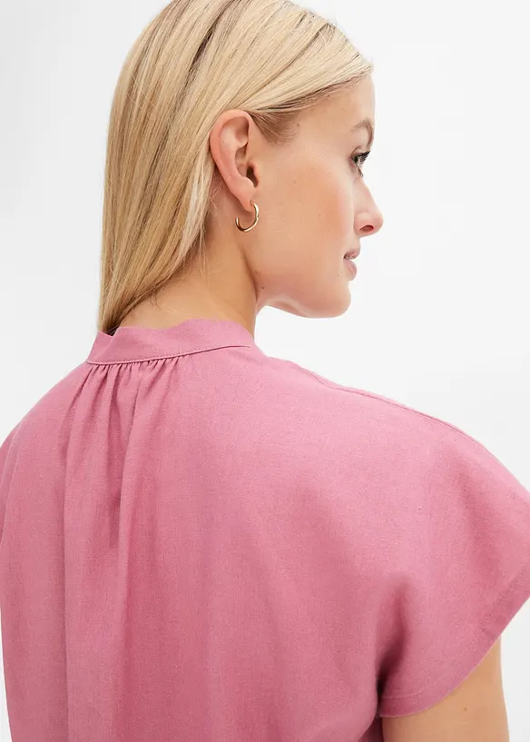 Linnen blouse in een luchtige linnenmix, bonprix