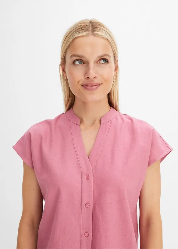 Linnen blouse in een luchtige linnenmix, bonprix