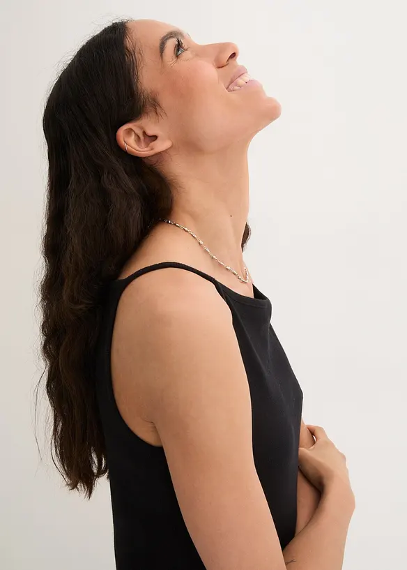 Stretch shirtjurk met biologisch katoen, bonprix