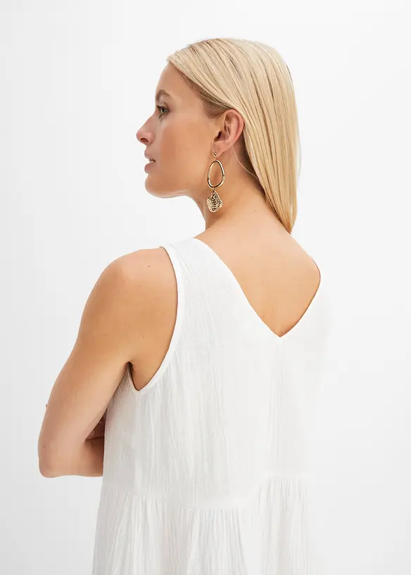 Mousseline jurk van katoen, bonprix