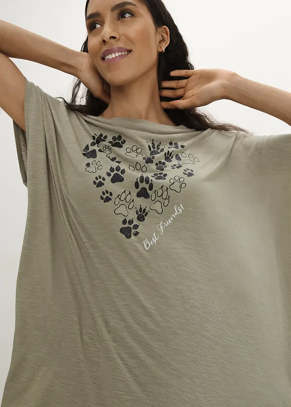 T-shirt van soepele viscose, bonprix