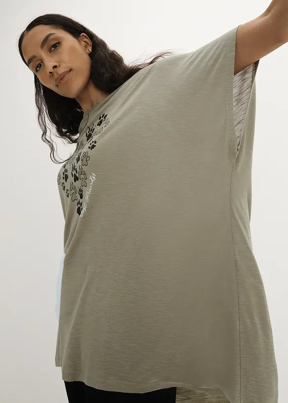 T-shirt van soepele viscose, bonprix