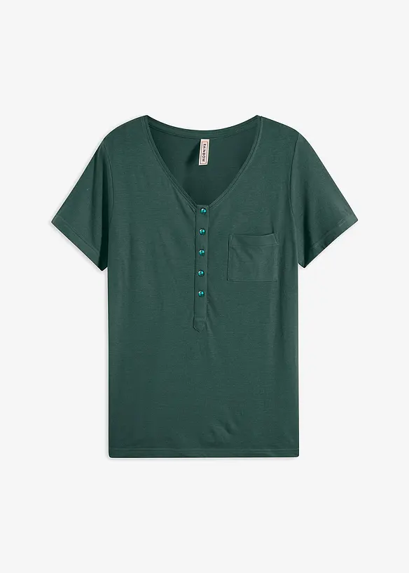 T-shirt van katoen-viscosemix, bonprix