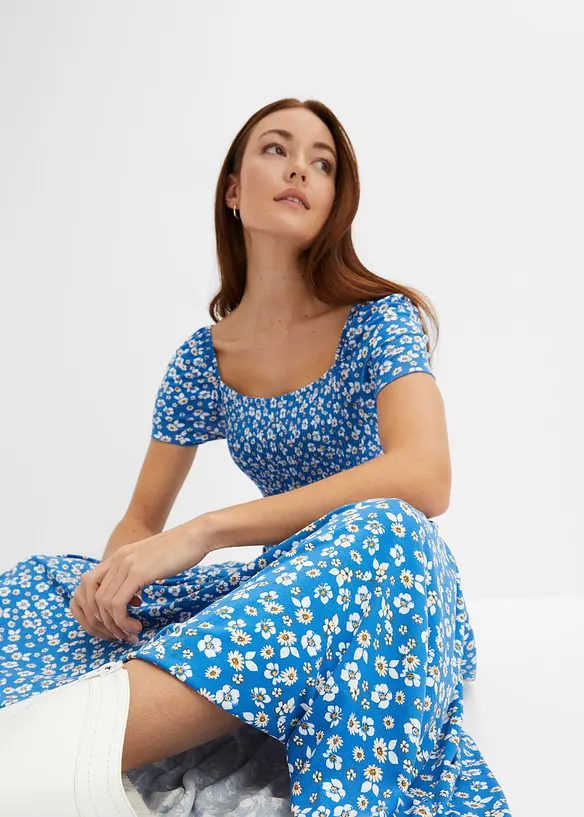 Gedessineerde maxi jurk, bonprix