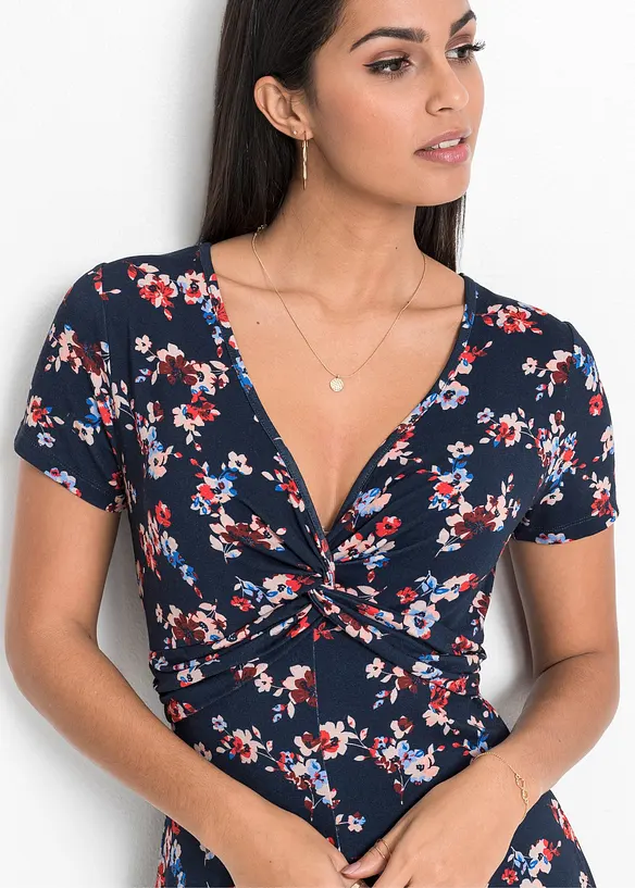 Jersey jurk in een viscosemix, bonprix