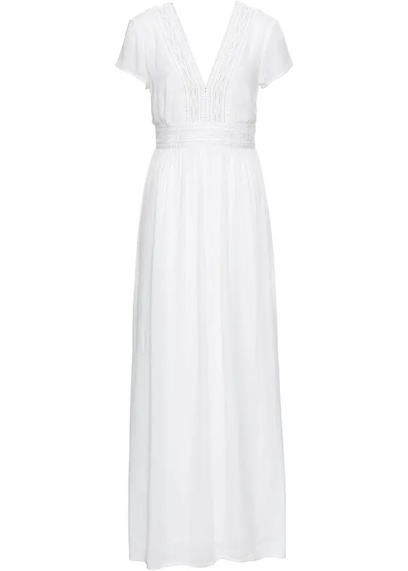 Maxi jurk van soepele viscose, bonprix