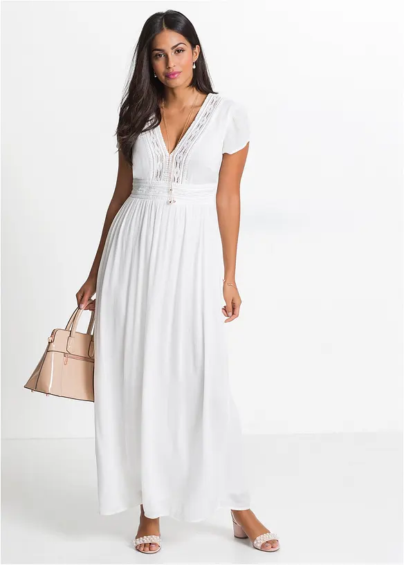 Maxi jurk van soepele viscose, bonprix