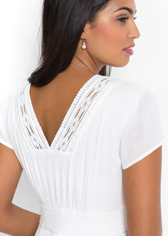 Maxi jurk van soepele viscose, bonprix