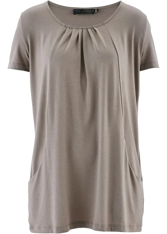 Longshirt met viscose, bonprix
