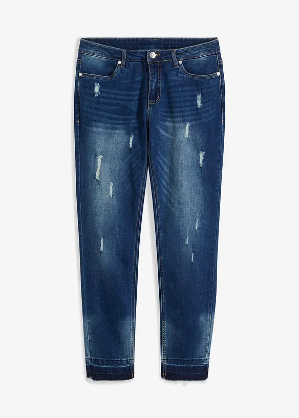 Skinny jeans low waist, cropped, bonprix