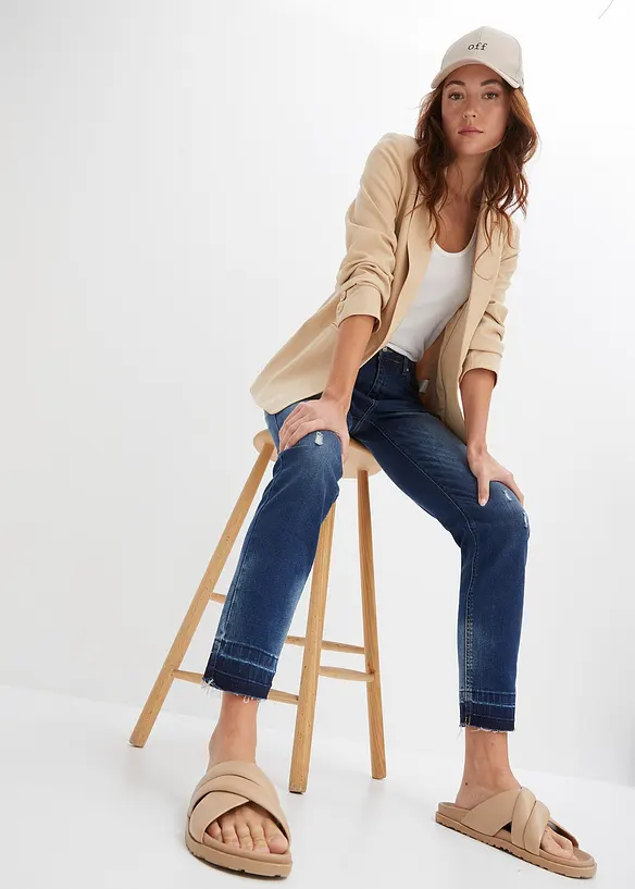 Skinny jeans low waist, cropped, bonprix