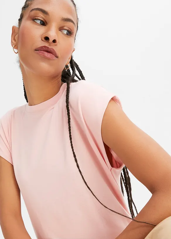 T-shirt in een zachte viscosemix, bonprix