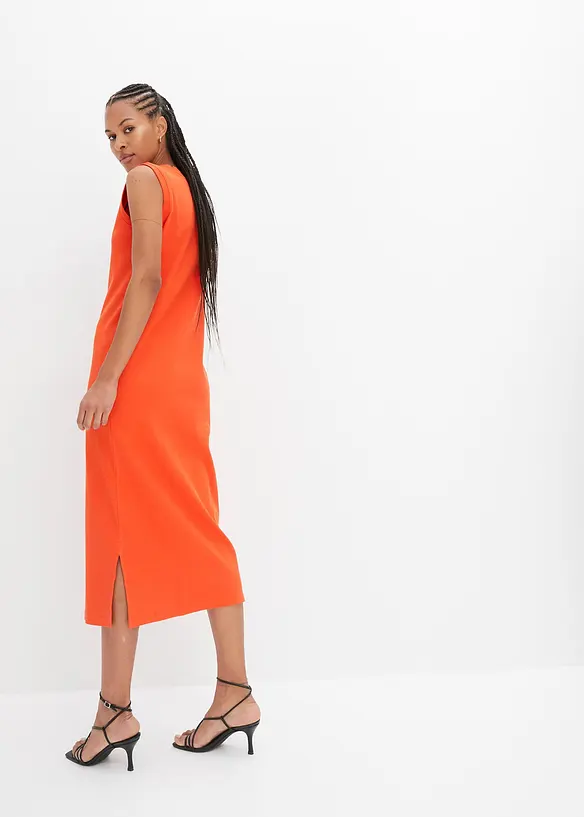 Jersey jurk van katoen met stretch, bonprix