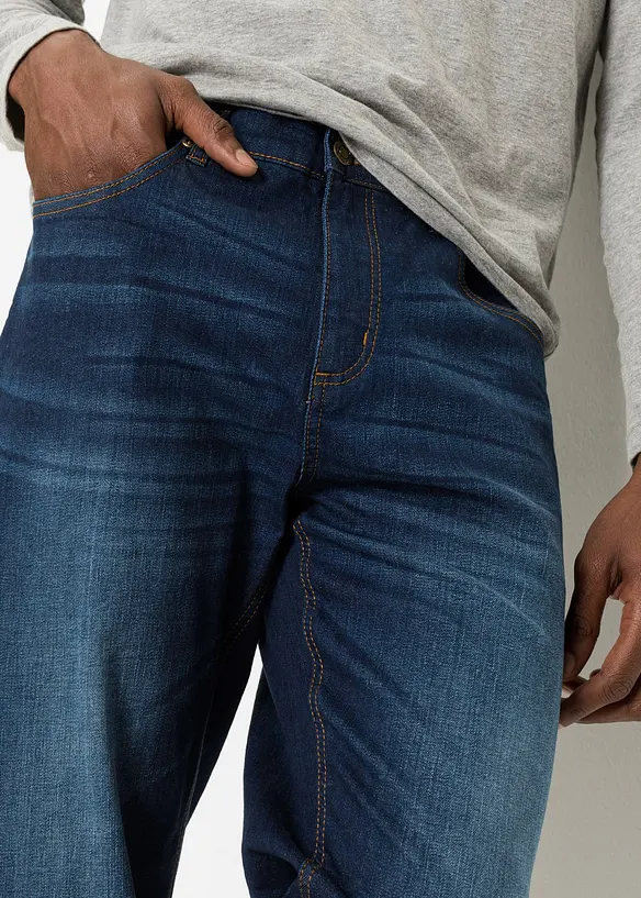 Classic fit stretch jeans, straight, bonprix