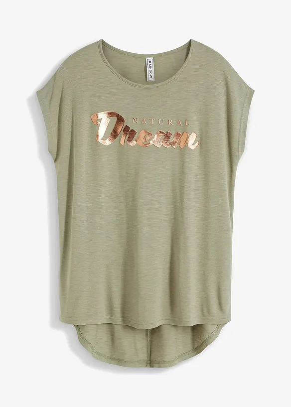 Longshirt van viscosemix, bonprix