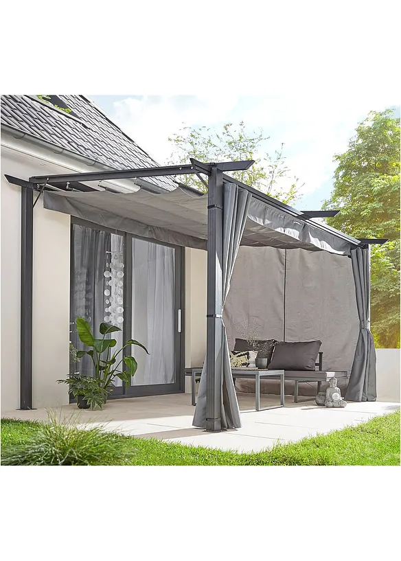 Zijwand voor partytent met wandbevestiging (3-dlg.), bonprix