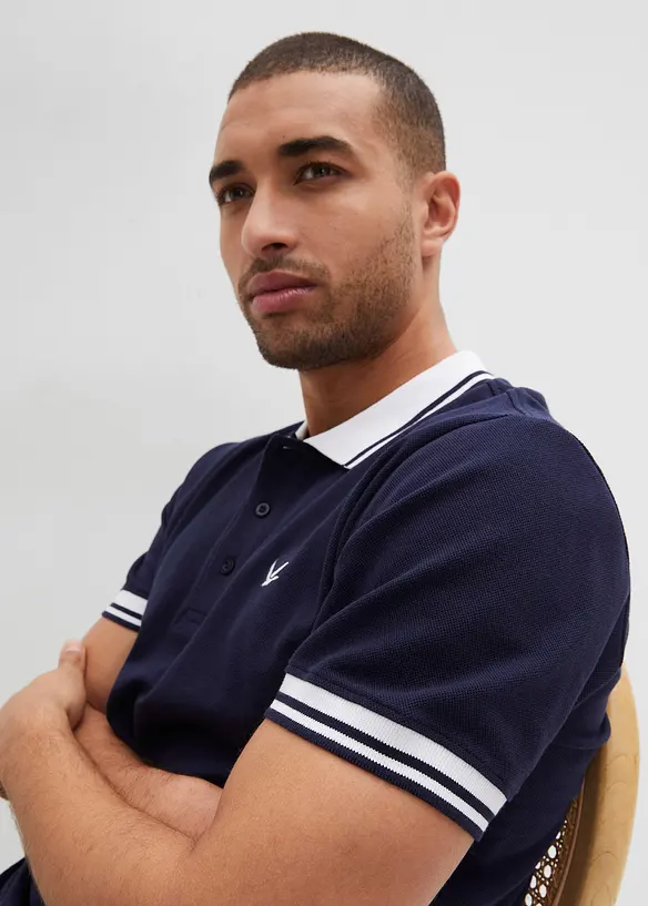 Piqué poloshirt van biologisch katoen, bonprix