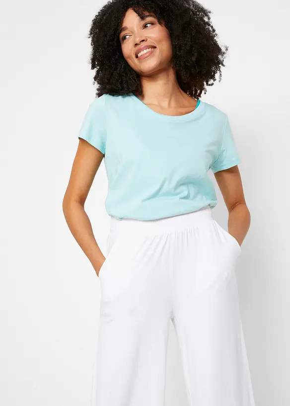 7/8 jersey broek van een soepele viscose-mix, bonprix