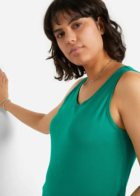 Katoenen longtop (set van 5), bonprix