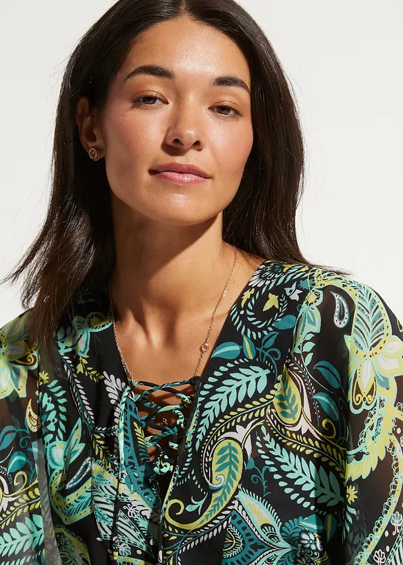 Strandtuniek van licht chiffon, bonprix